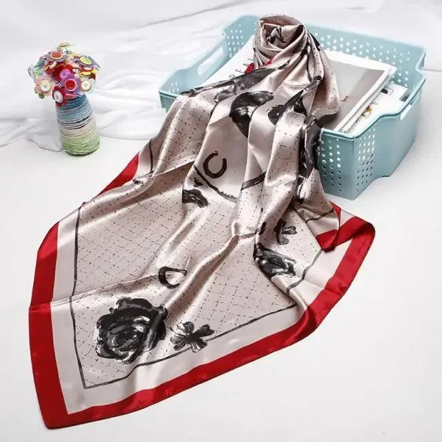 New Silk Scarf  Long Large Shawls Wraps Winter Neck Scarves For Women  Women Soft Scarves Shawl Long Scarf Wrap Scarves