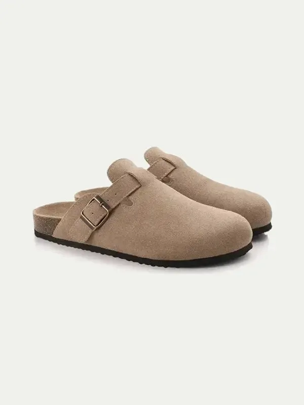 OLD MONEY - SUEDE CLOGS