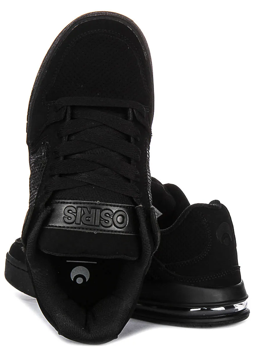 Osiris Pixel In All Black For Men