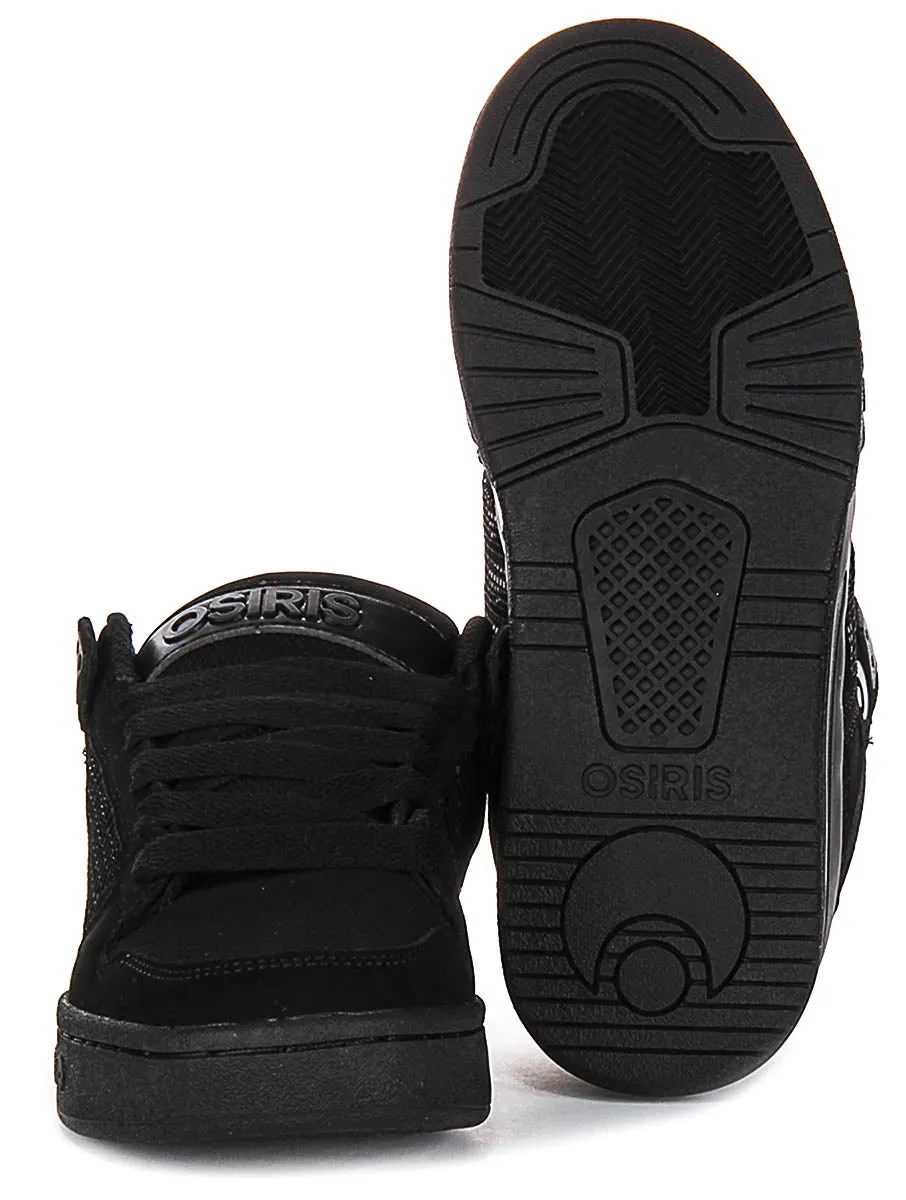 Osiris Pixel In All Black For Men
