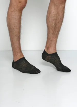 Pack of 3 invisible airy mesh socks
