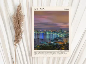 Pattaya Minimal Wall Art, Thailand