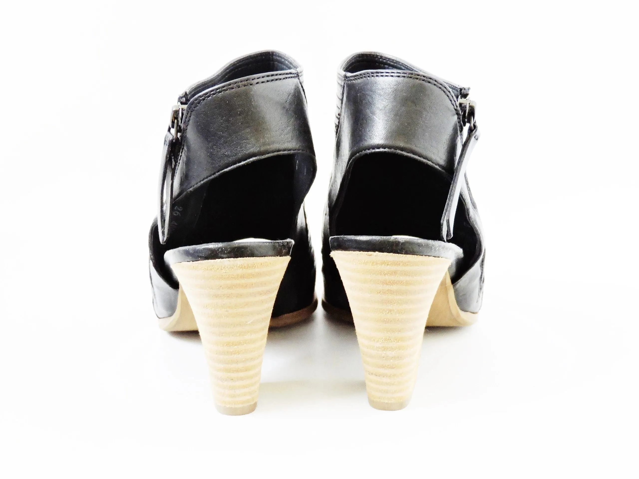 Paul Green Cayanne Peep Toe Sandal Size 6 Uk (8.5 Us)