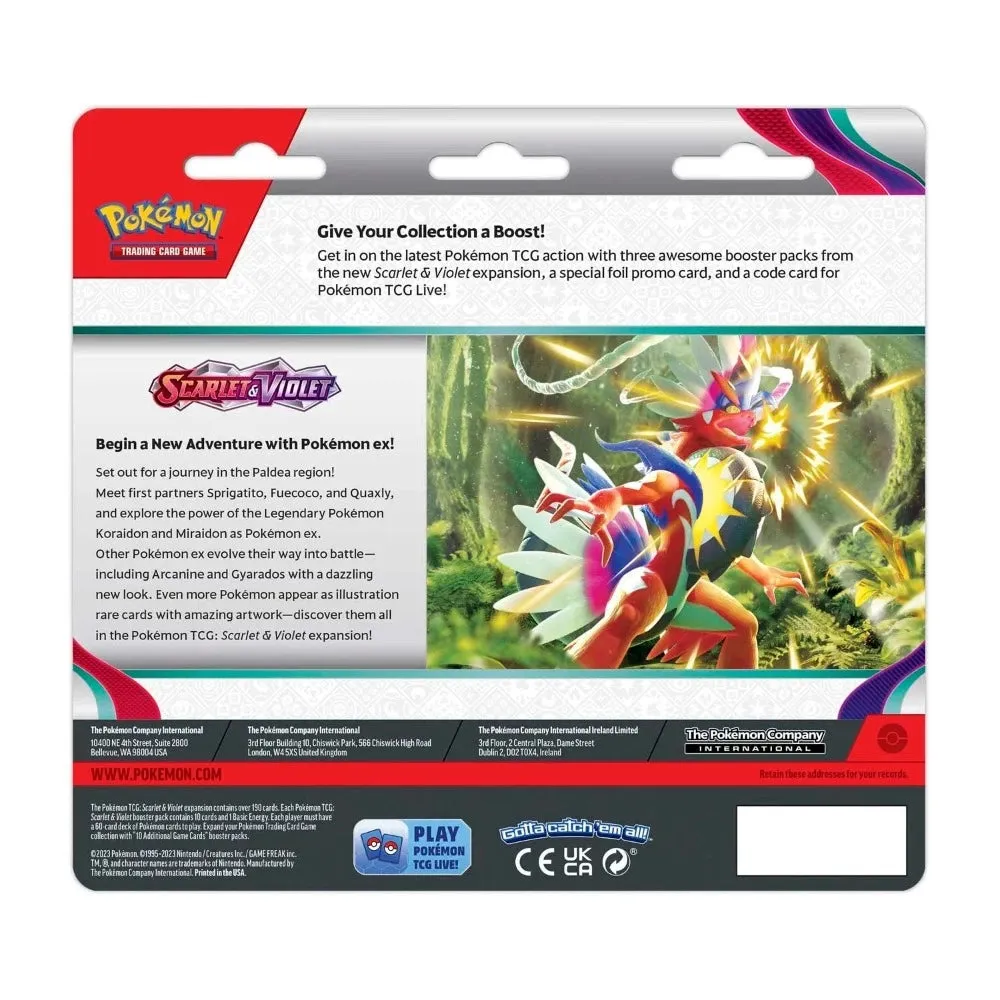 Pokemon: Scarlet & Violet | 3 Pack Blister | Dondozo