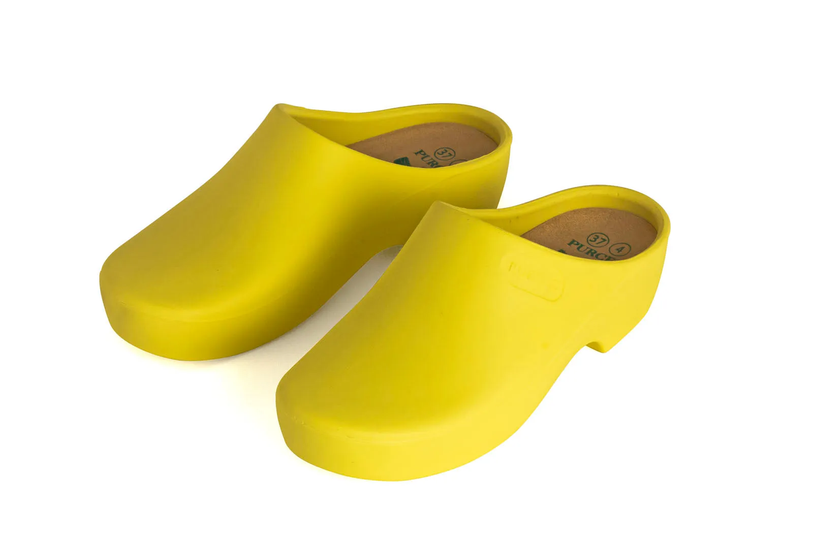 PURCEL CLASSIC CLOGS (open-back), YELLOW