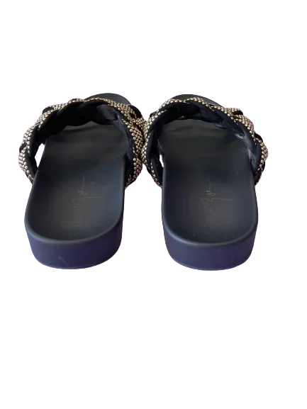 Rachel Zoe Gold Braided Sandals
