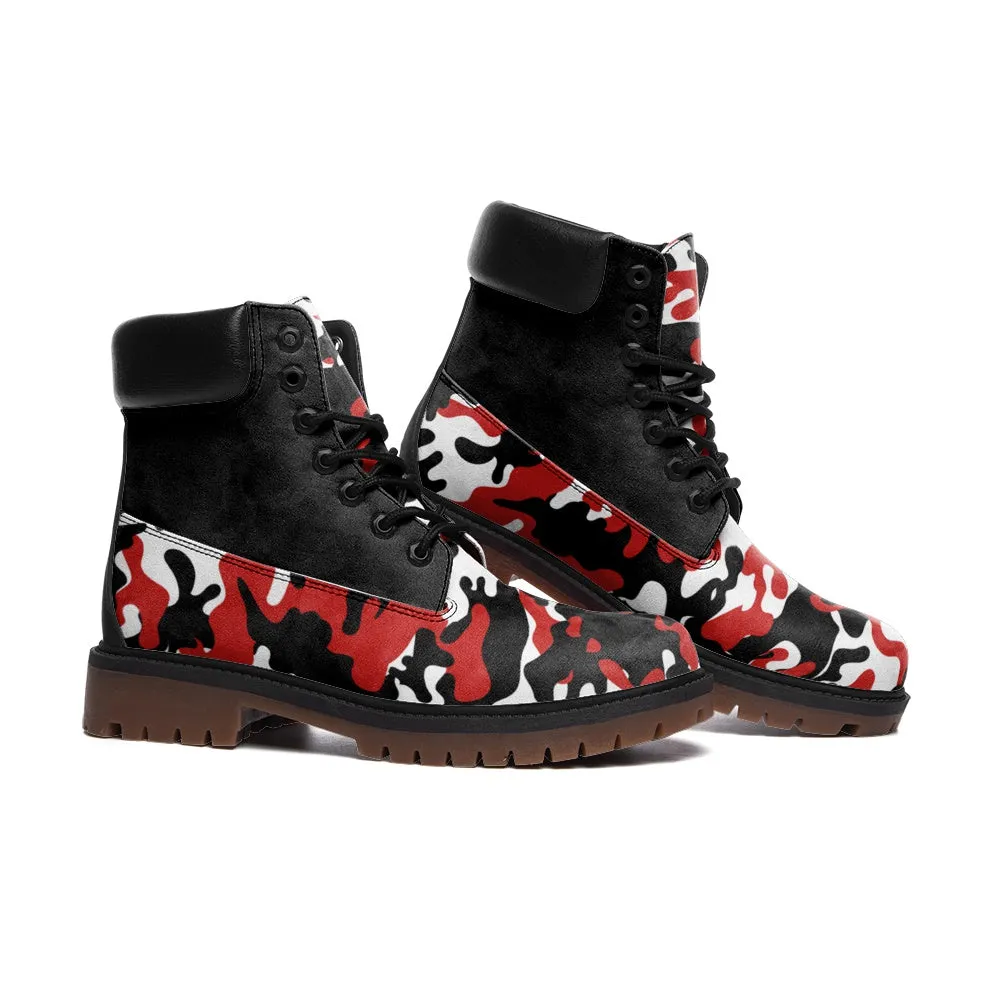 Red Camo Boots