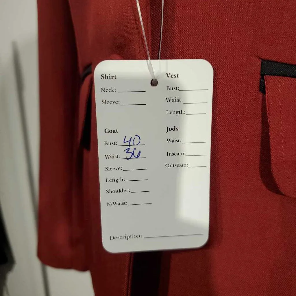 Red Hunt Coat