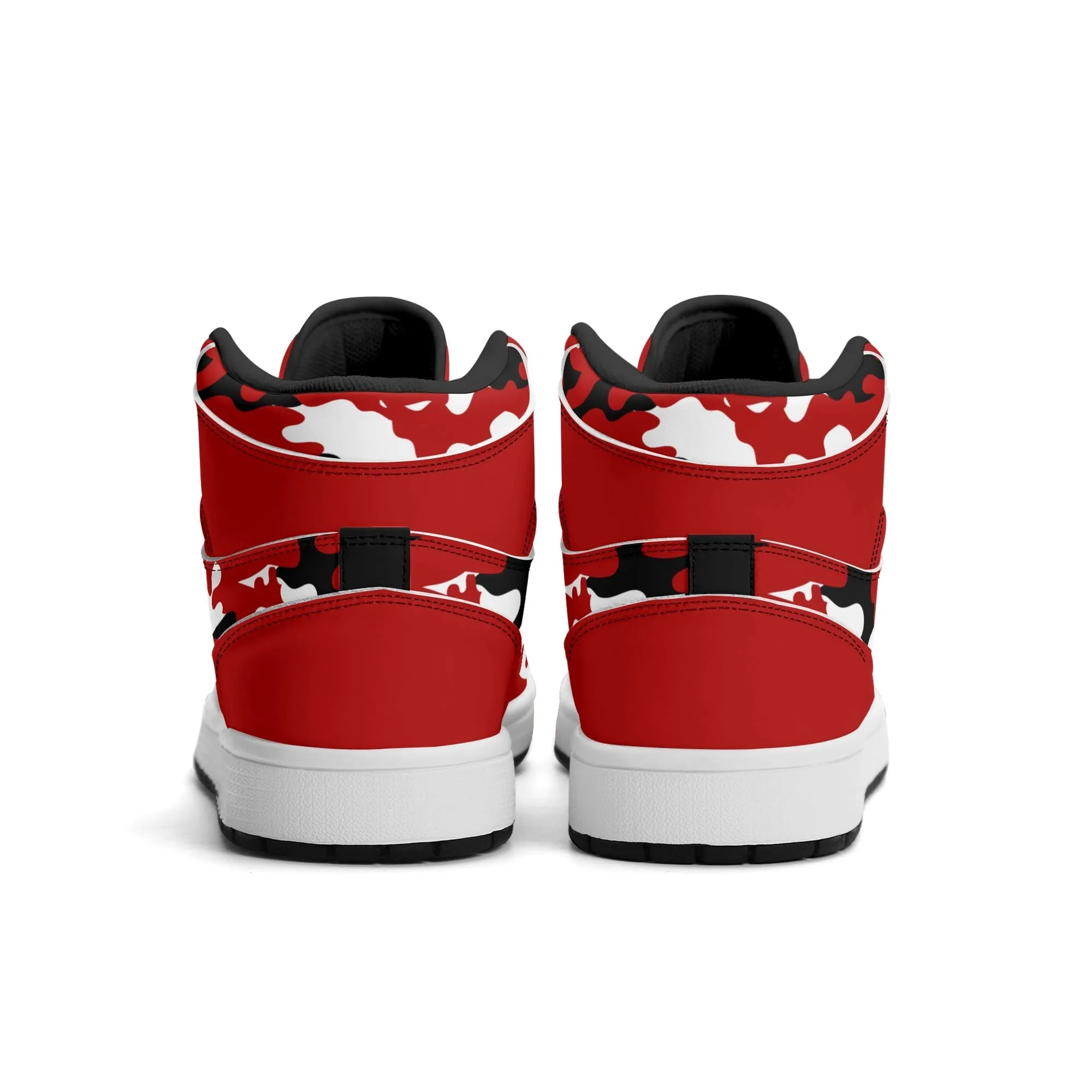 Red White Camo High Tops