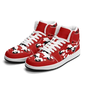 Red White Camo High Tops