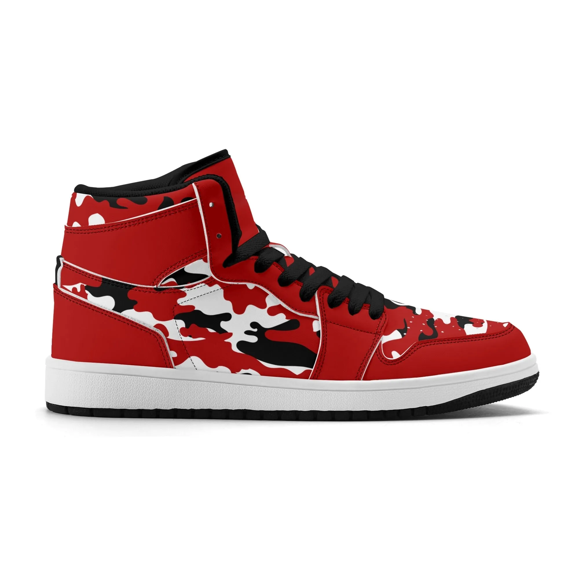 Red White Camo High Tops