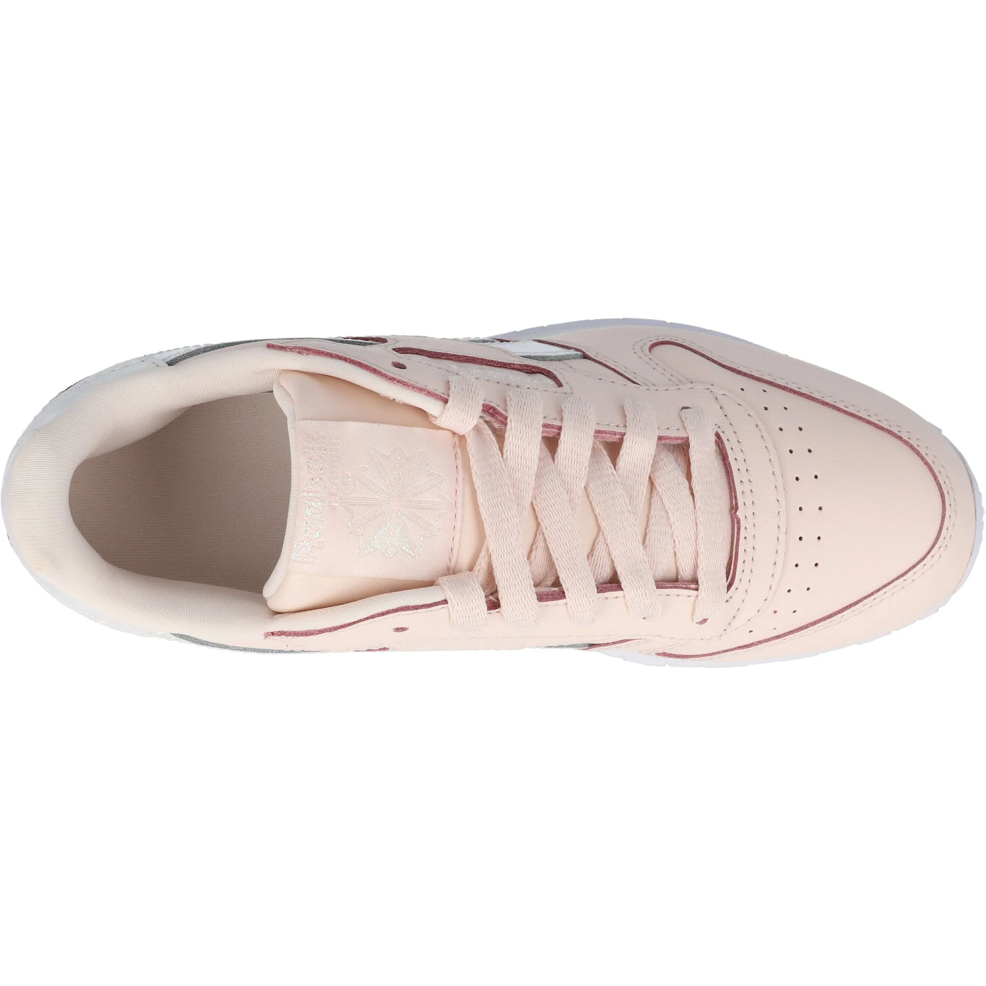 Reebok Leather Iridescent Pink Girls' Shoes
