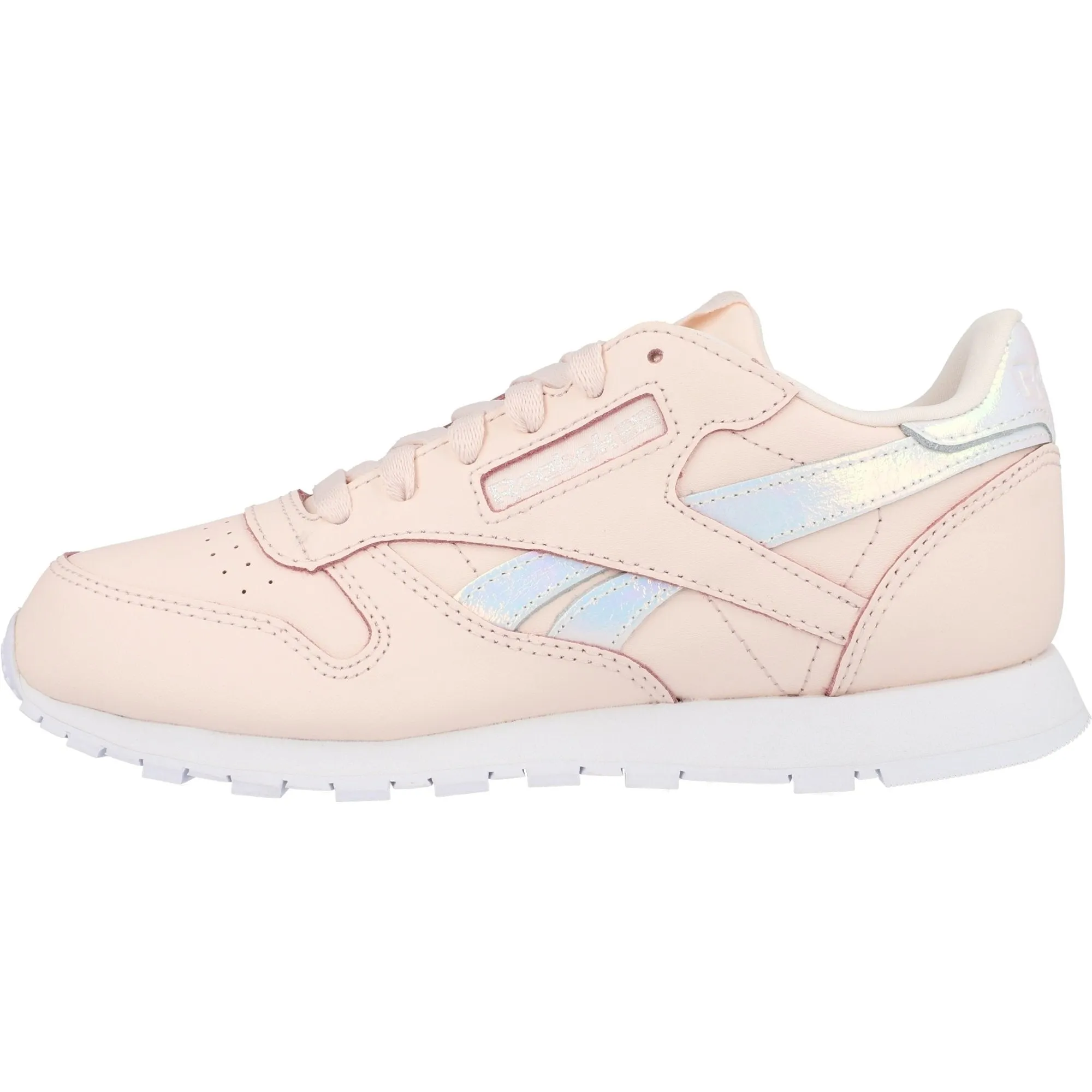 Reebok Leather Iridescent Pink Girls' Shoes