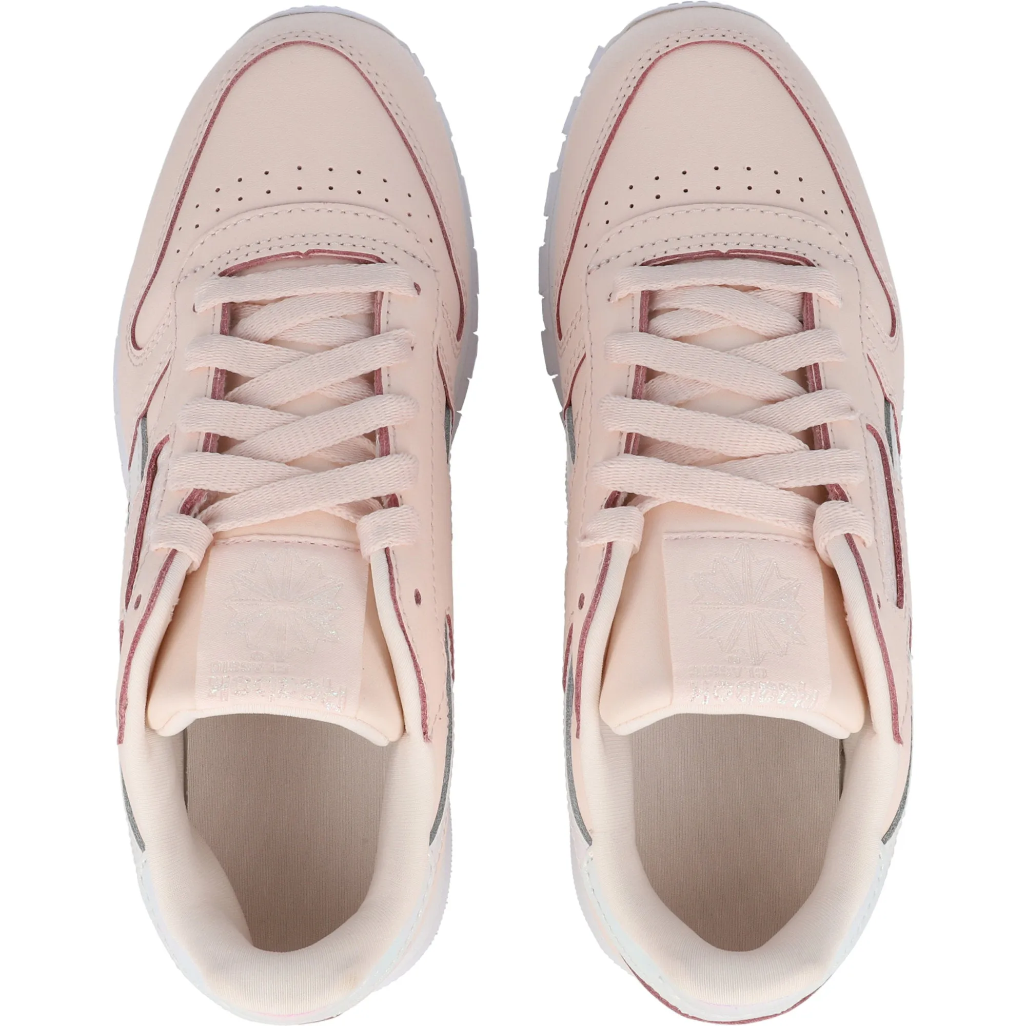 Reebok Leather Iridescent Pink Girls' Shoes
