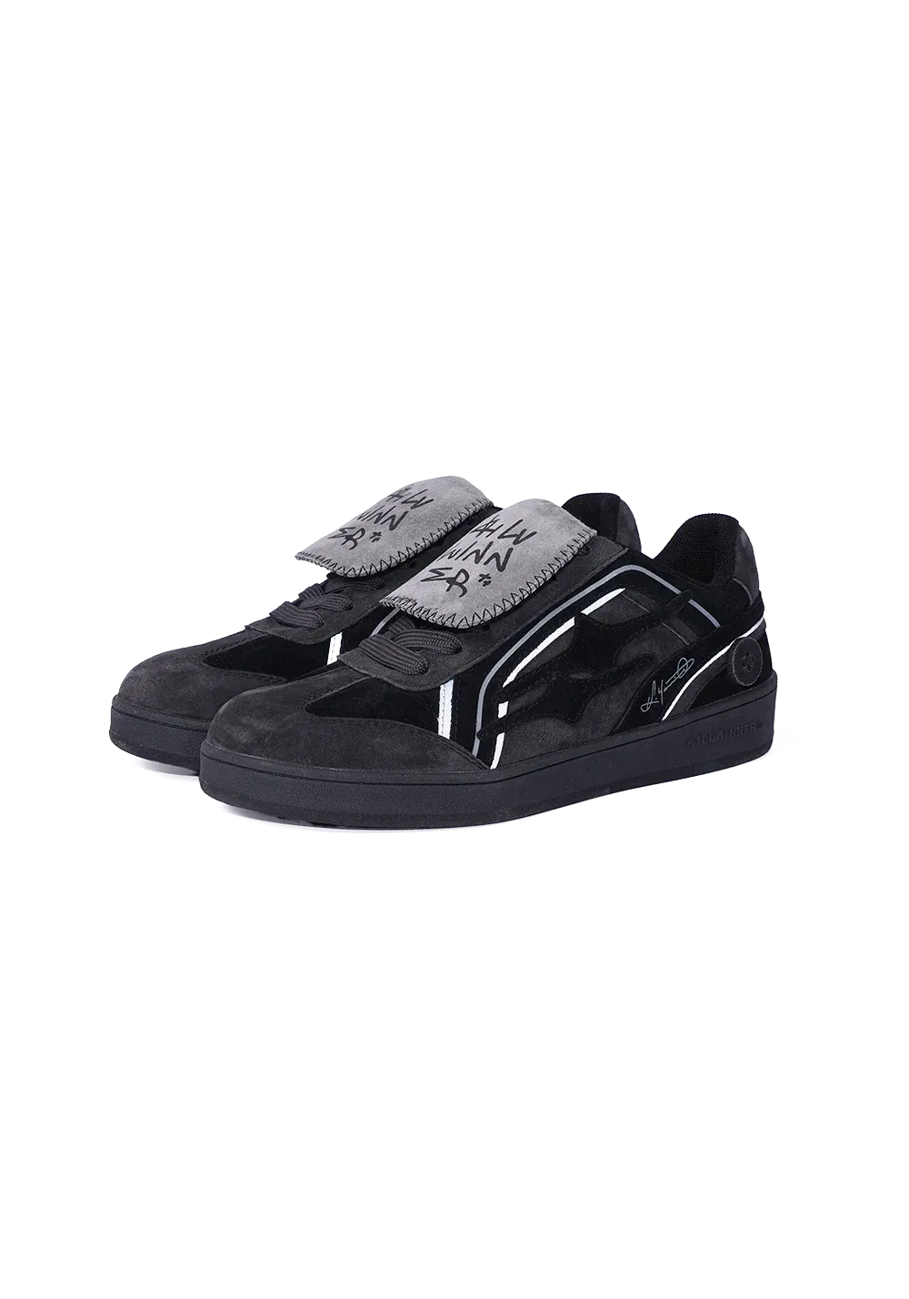 Retro Training Sneaker-Black