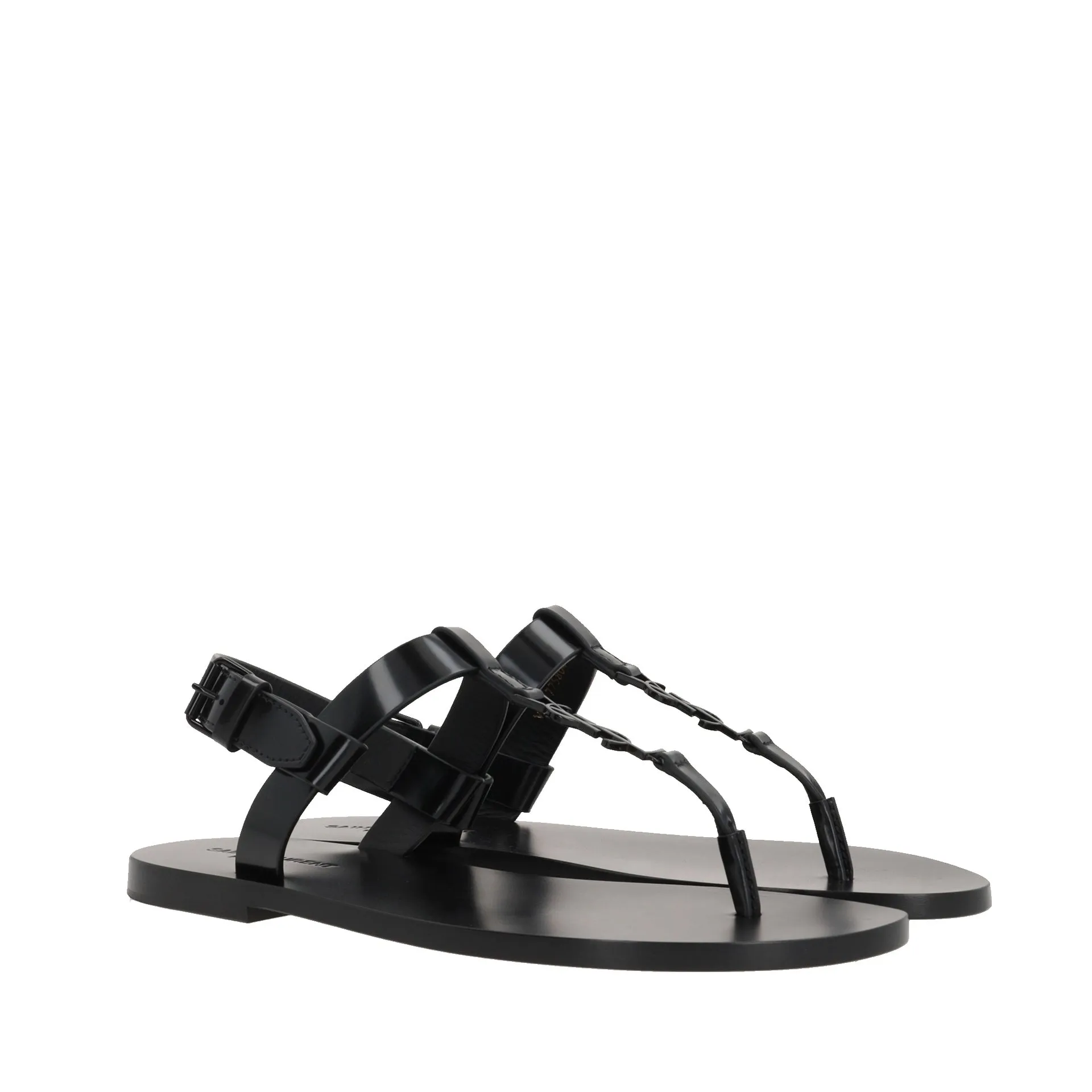 SAINT LAURENT Cassandre 05 Luxury Flat Sandals