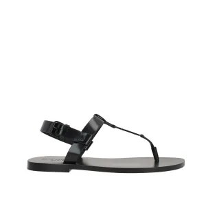 SAINT LAURENT Cassandre 05 Luxury Flat Sandals