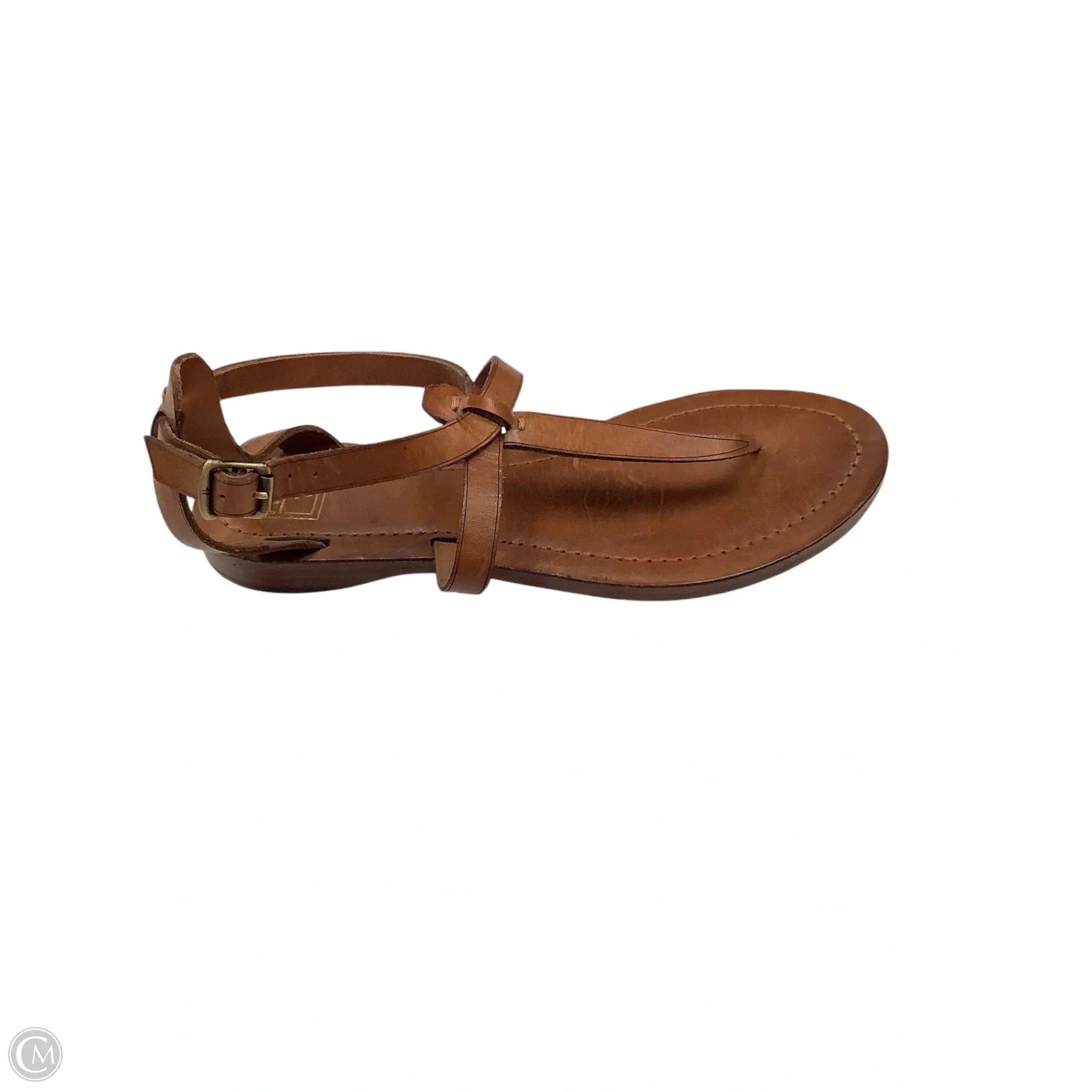 Sandals Designer By Frye In Brown, Size: 8