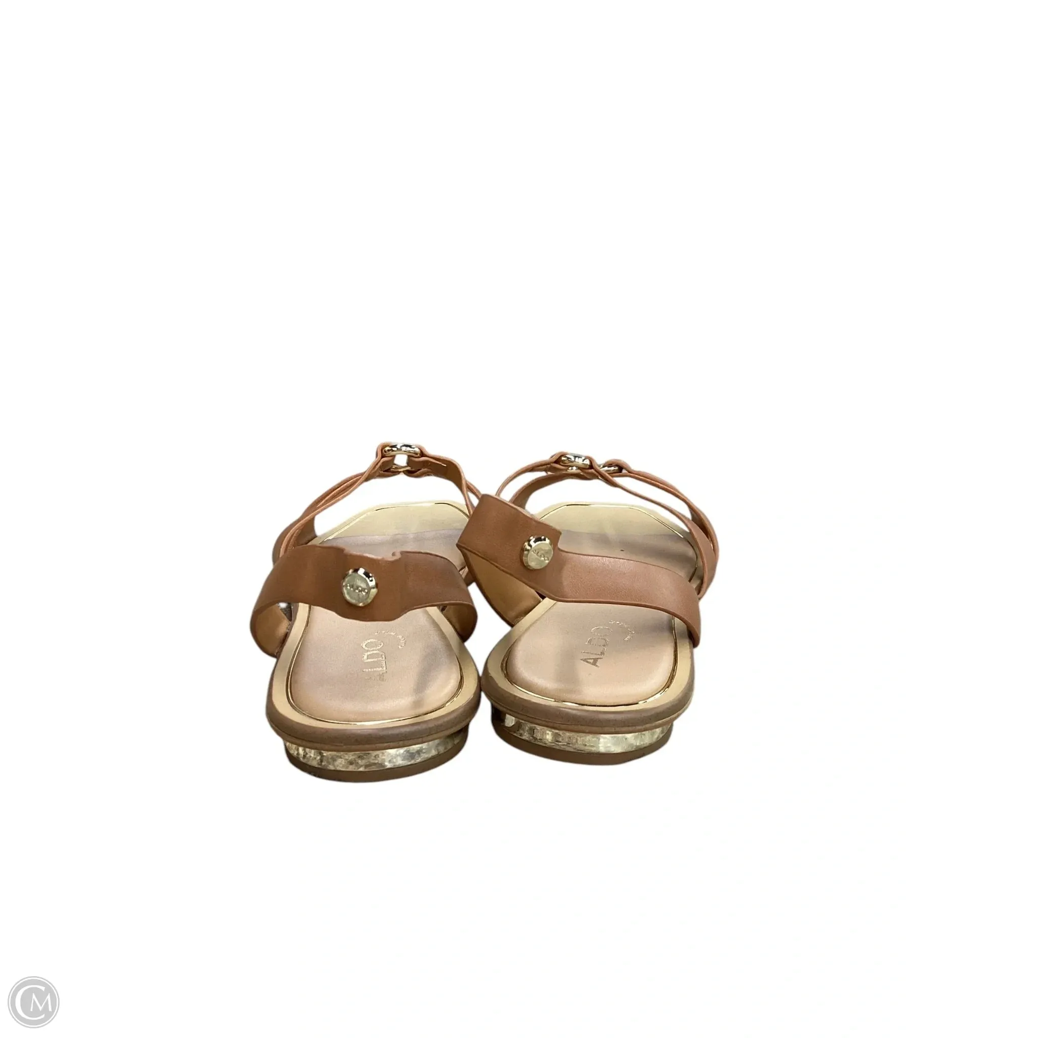 Sandals Flats By Aldo In Tan, Size: 9