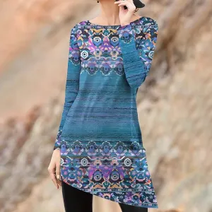 Selene - Ethnic Irregular Vintage Dress