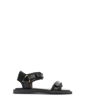 Shantell flats Shiny lamb Black