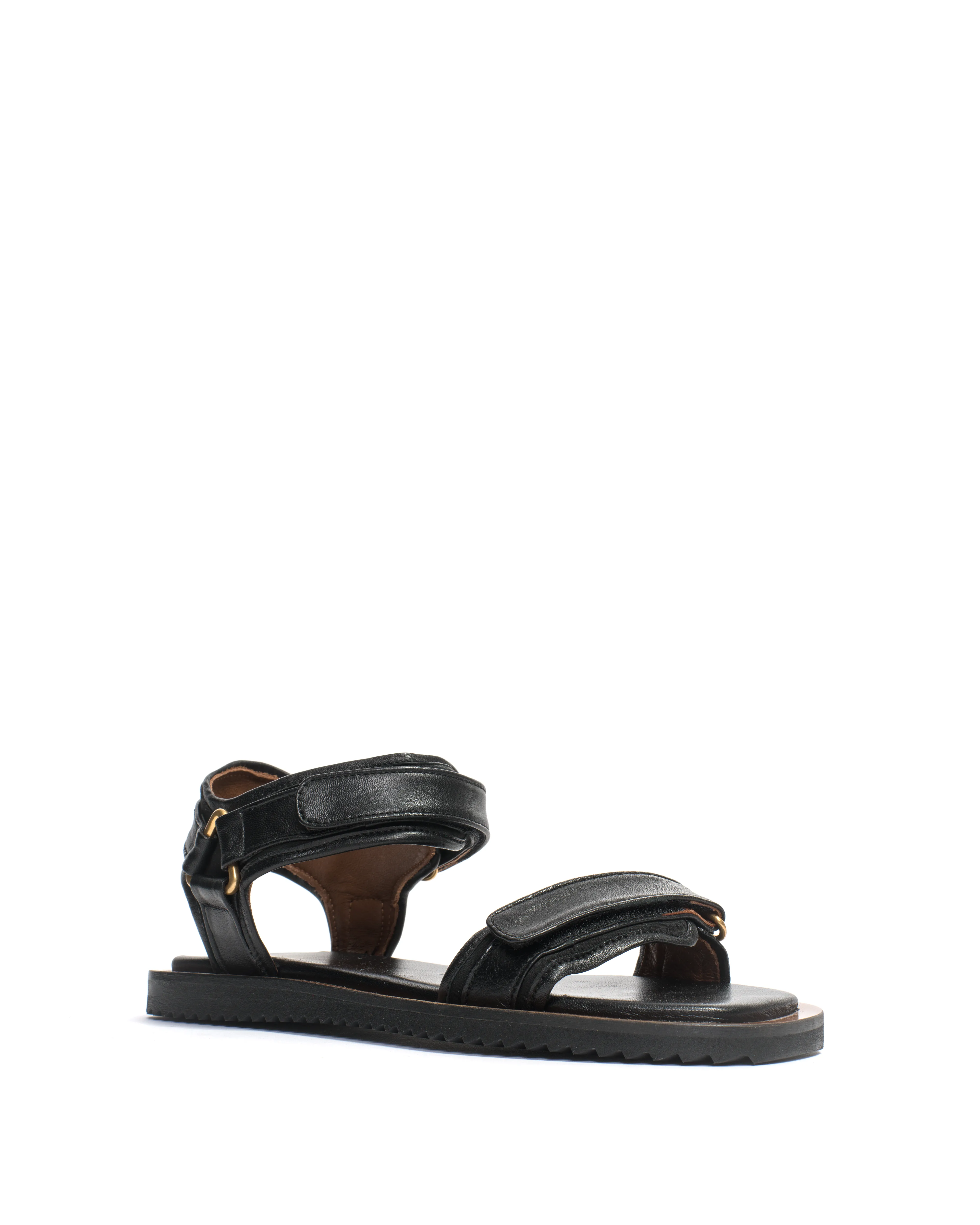 Shantell flats Shiny lamb Black