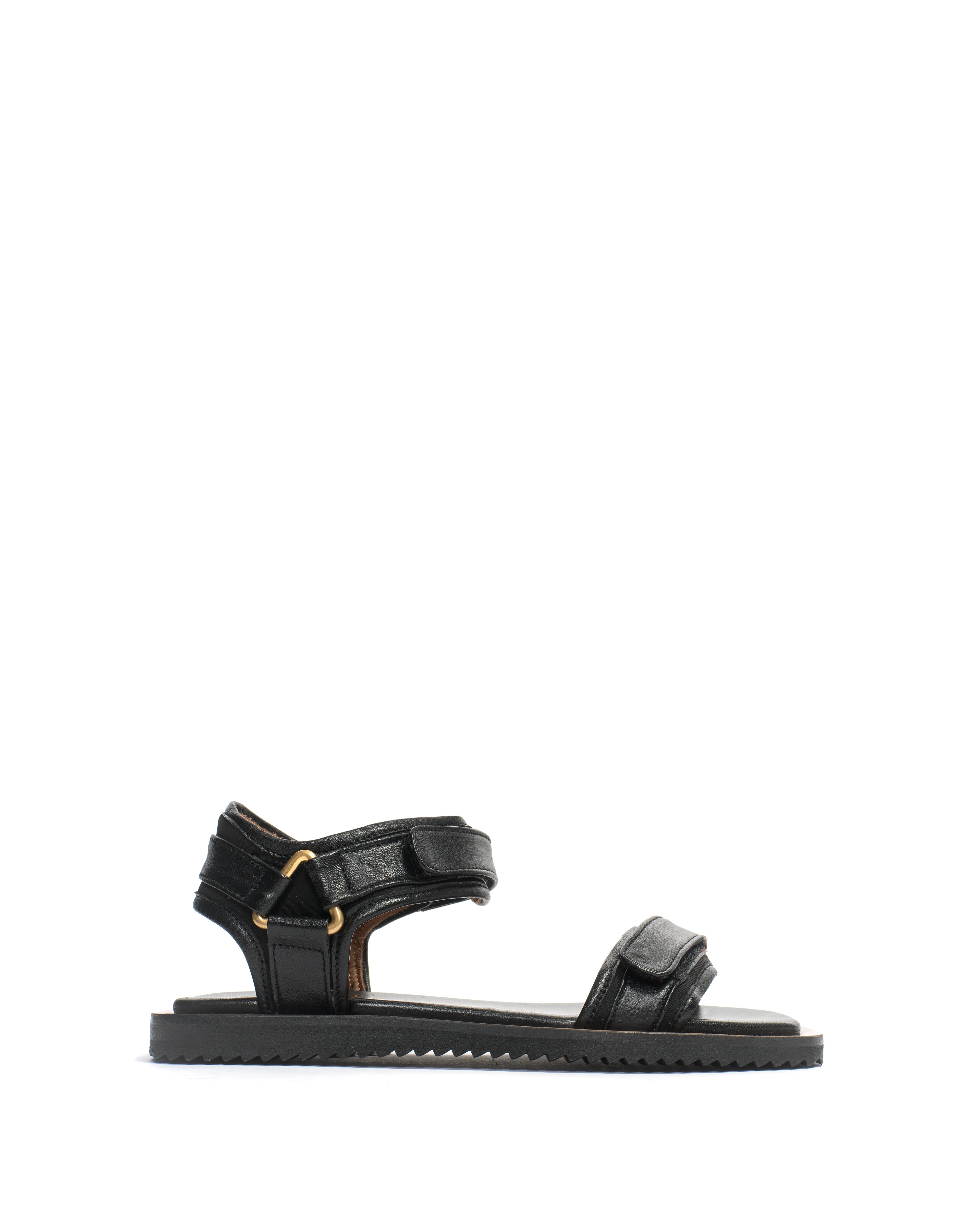 Shantell flats Shiny lamb Black