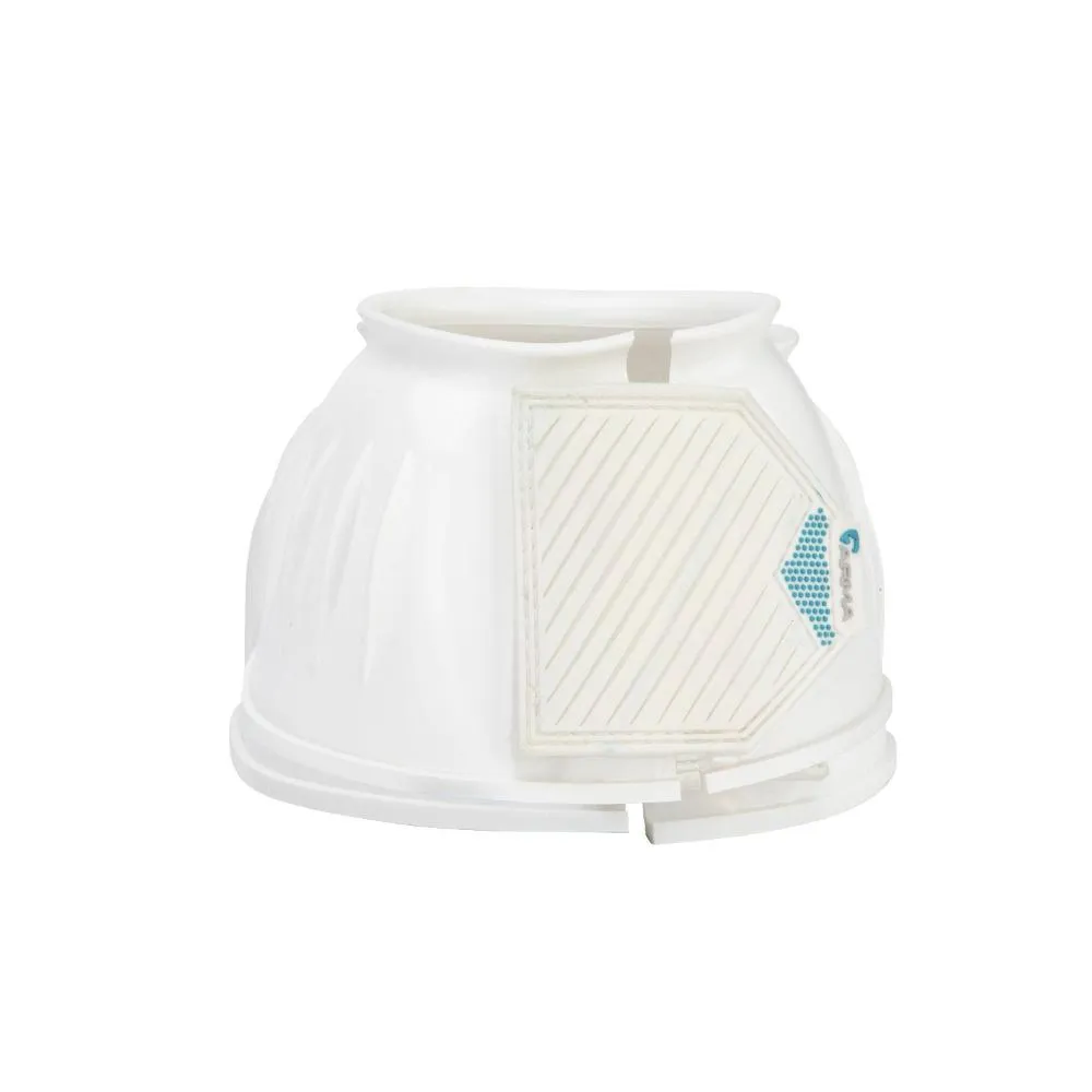 Shires ARMA White Gloss Over Reach Boots
