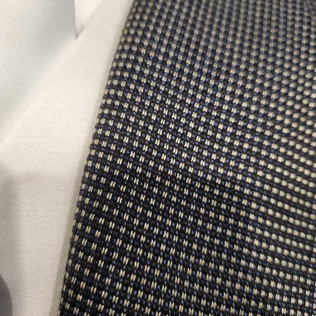 Silver, Black, Blue Check Daycoat
