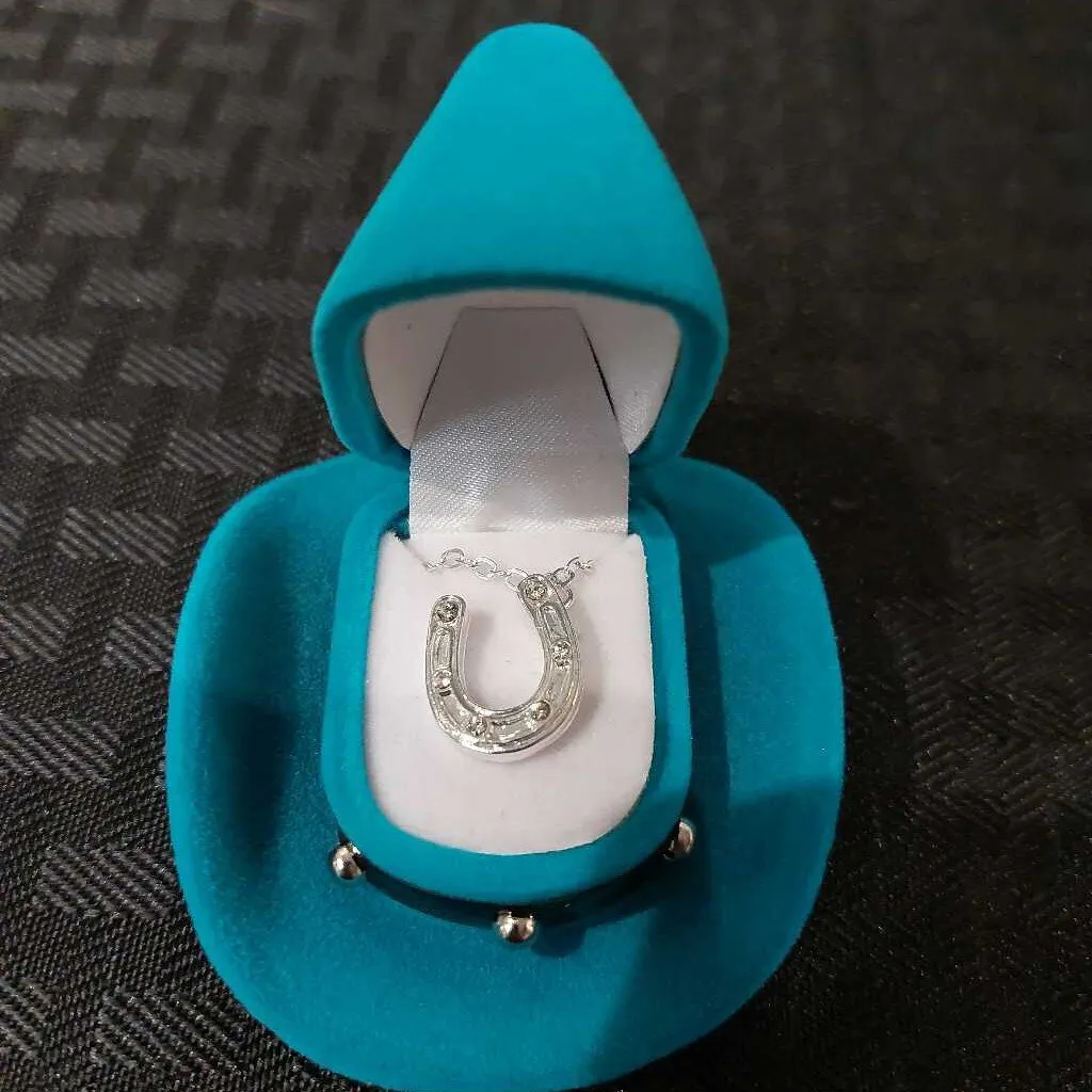 Silver Horseshoe Necklace