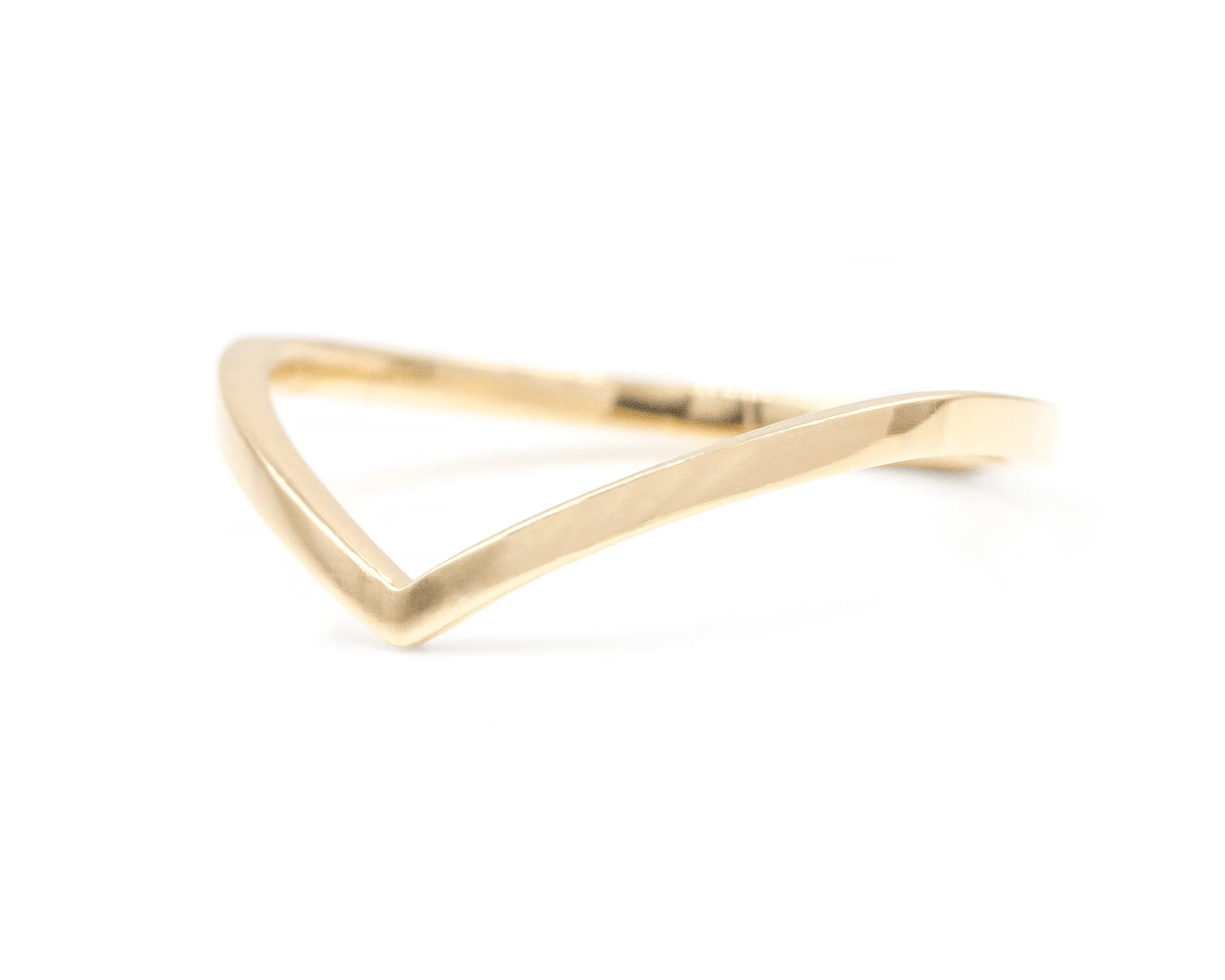 Smooth Emma Chevron Ring