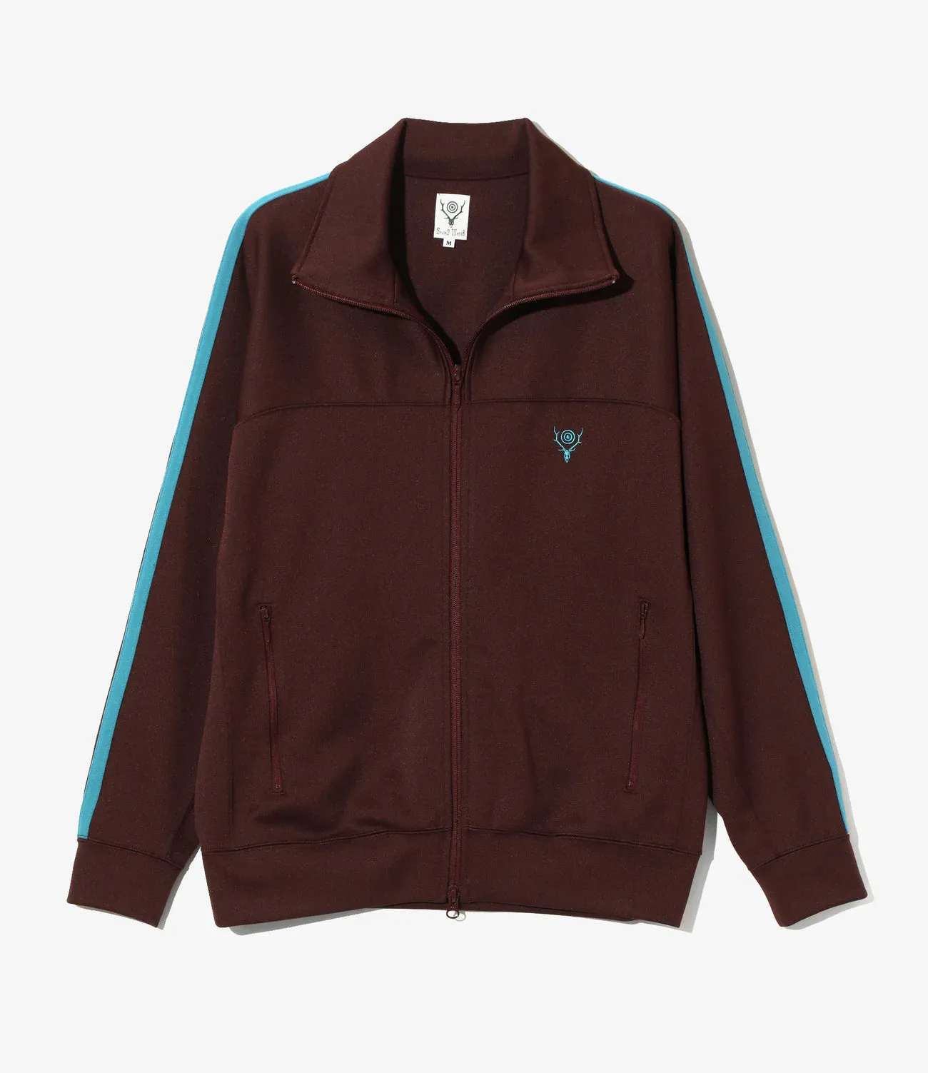 South2 West8 - Trainer Jacket | Poly Smooth/Burgundy