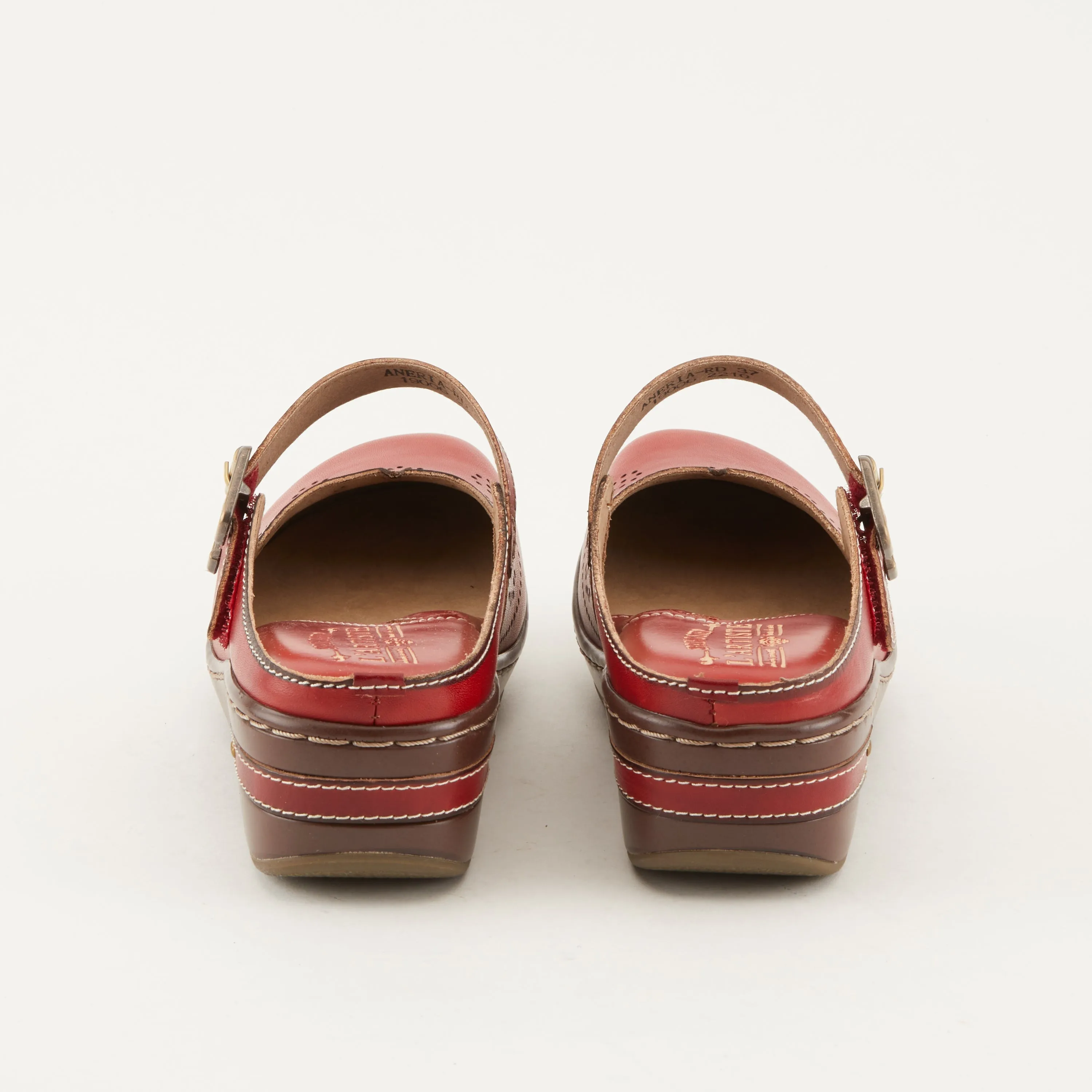 Spring Step Shoes L'Artiste Aneria Women’s Hand Painted Leather Clogs