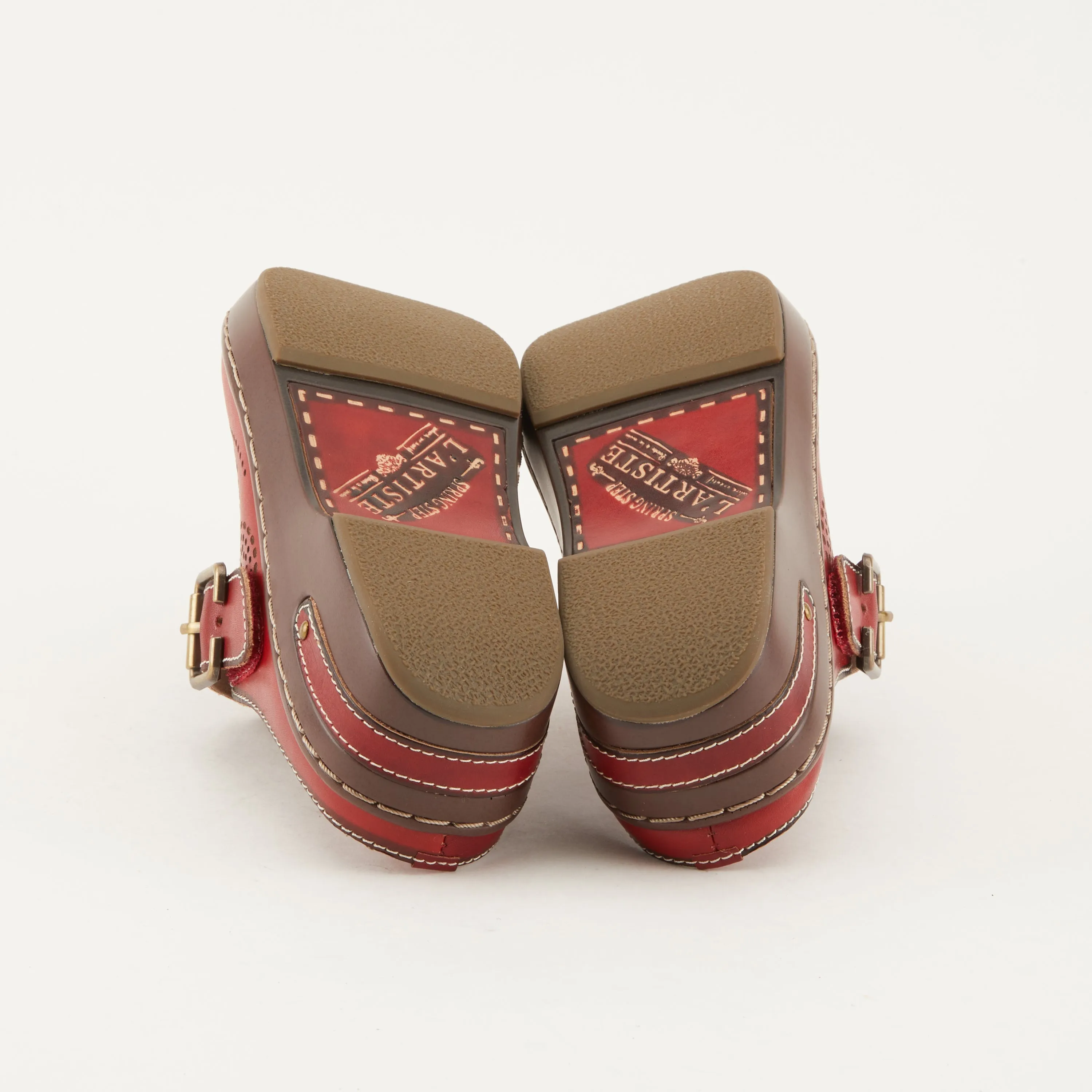 Spring Step Shoes L'Artiste Aneria Women’s Hand Painted Leather Clogs