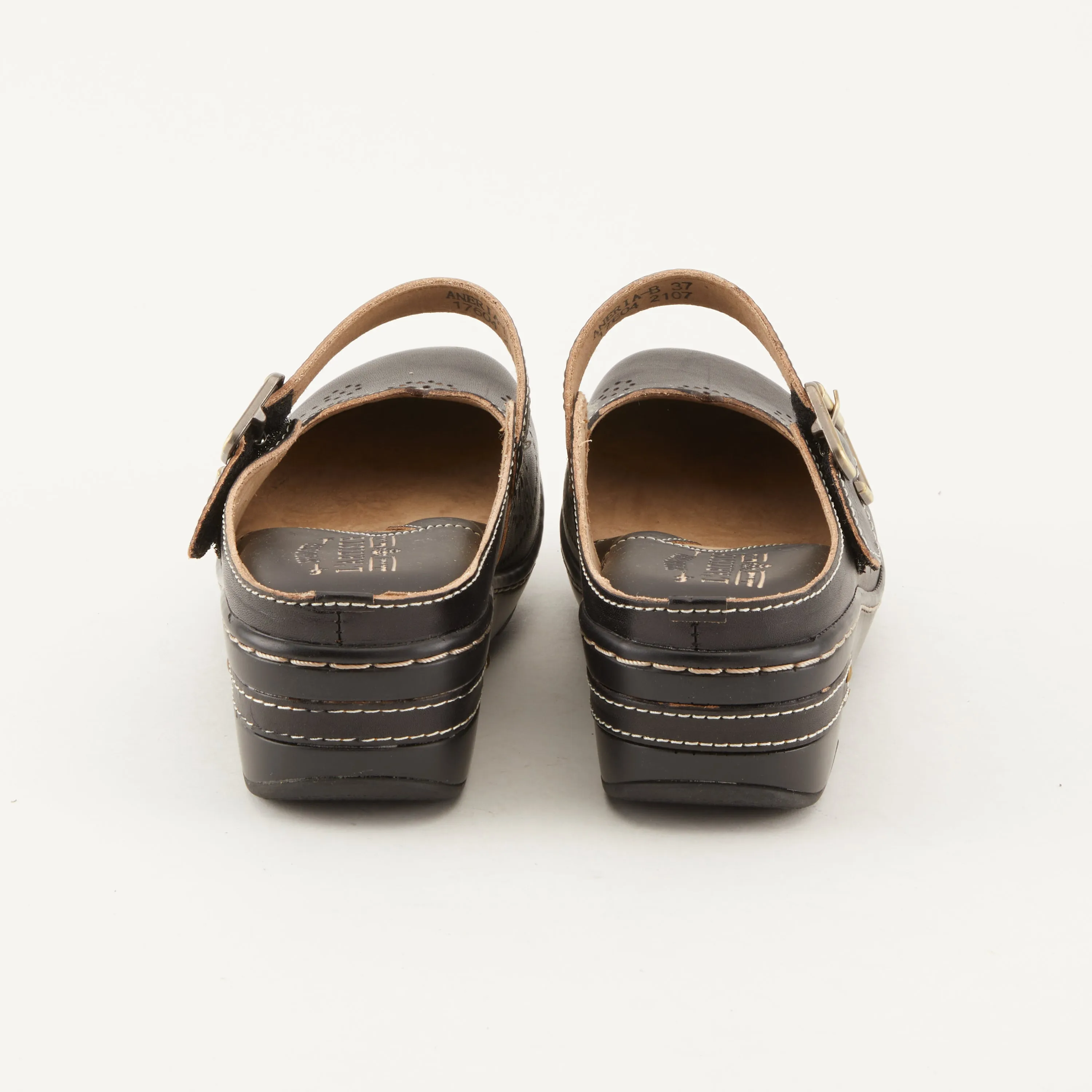Spring Step Shoes L'Artiste Aneria Women’s Hand Painted Leather Clogs