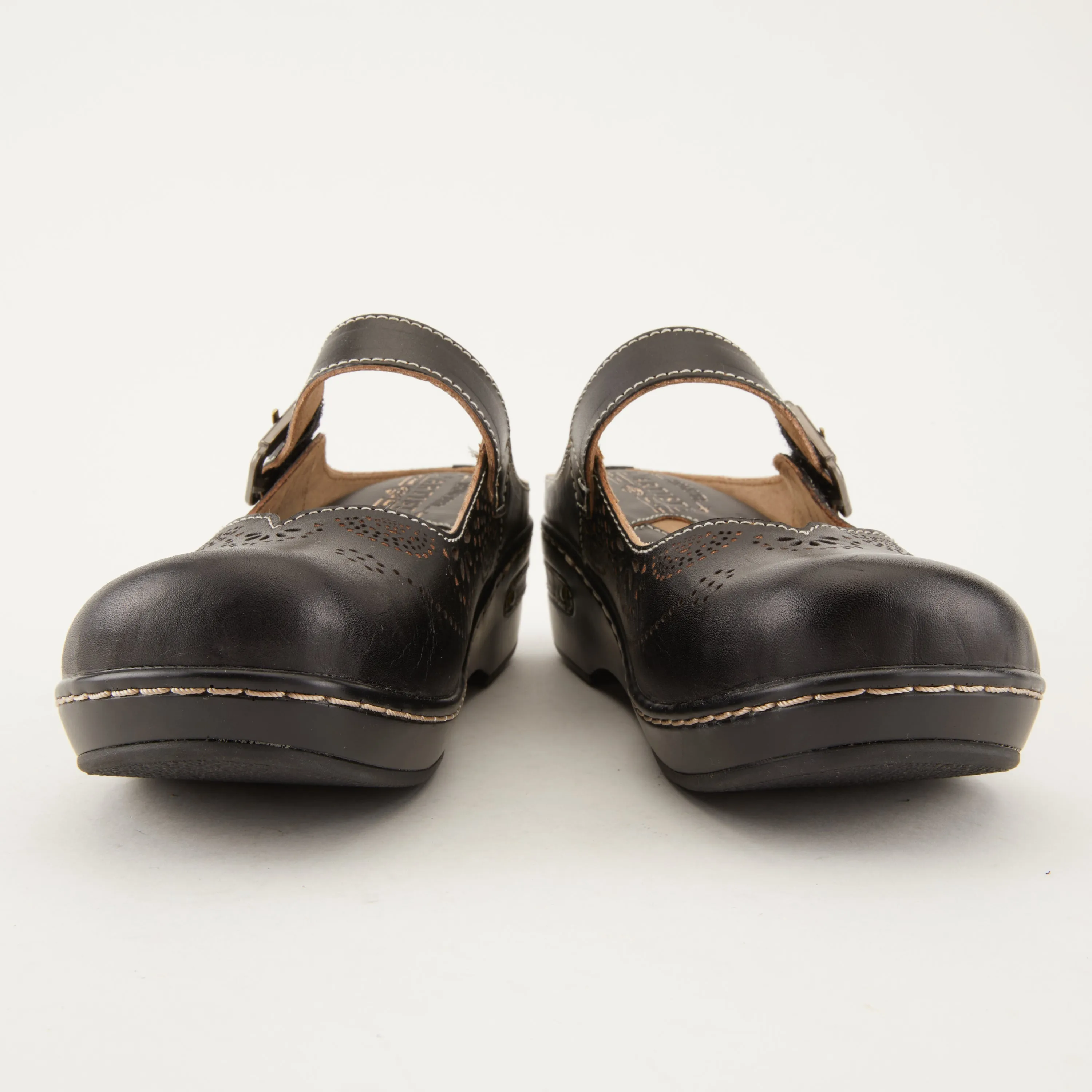 Spring Step Shoes L'Artiste Aneria Women’s Hand Painted Leather Clogs