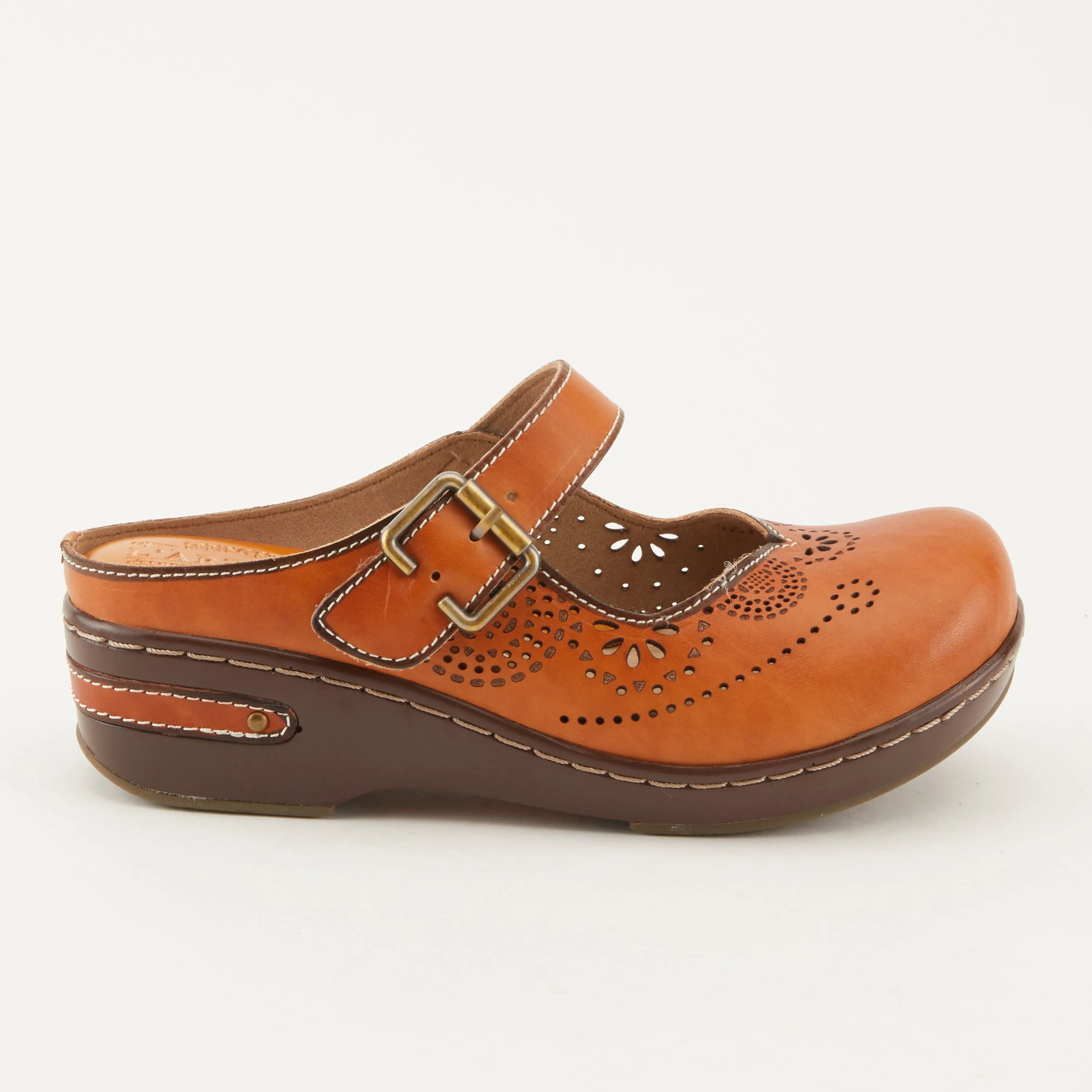 Spring Step Shoes L'Artiste Aneria Women’s Hand Painted Leather Clogs