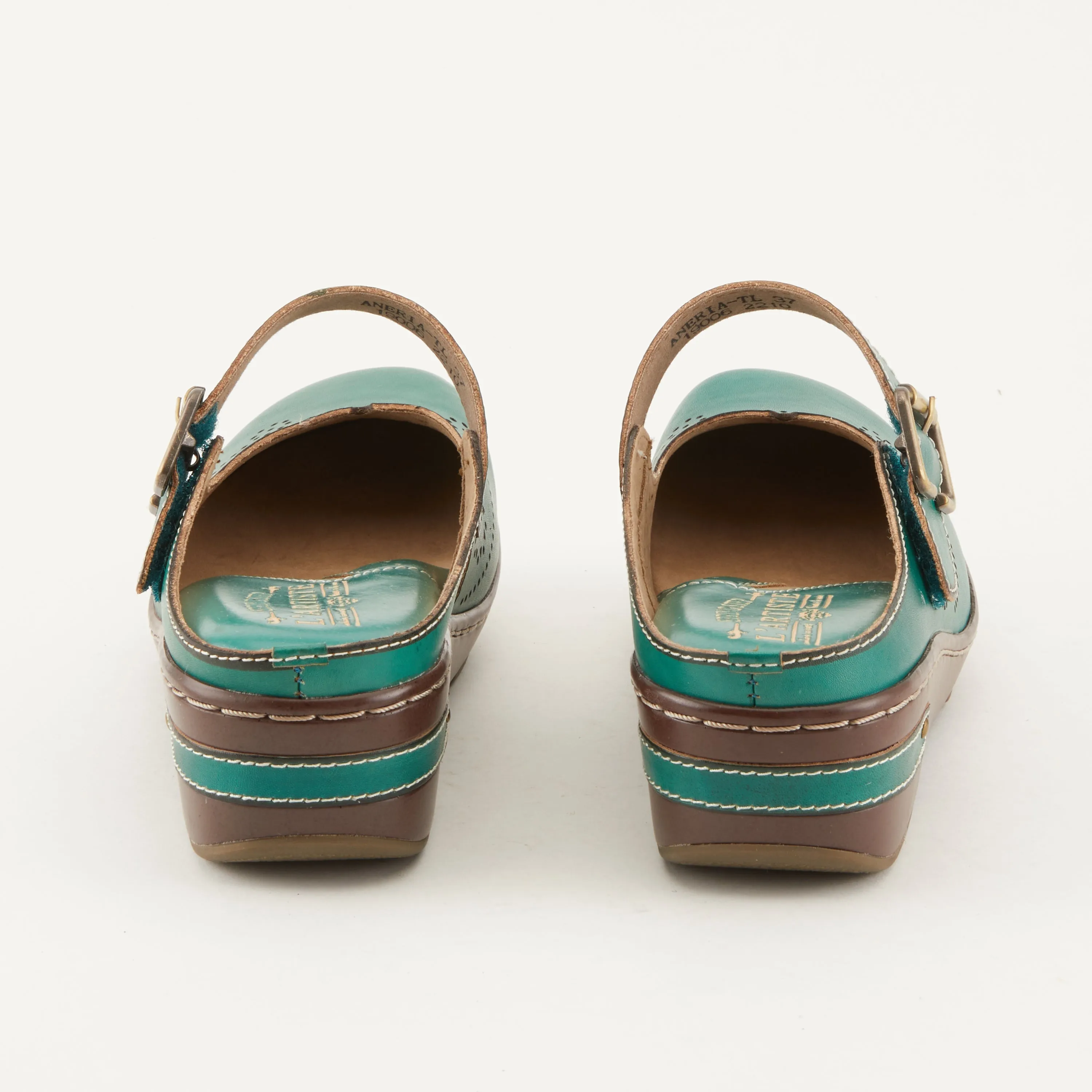 Spring Step Shoes L'Artiste Aneria Women’s Hand Painted Leather Clogs