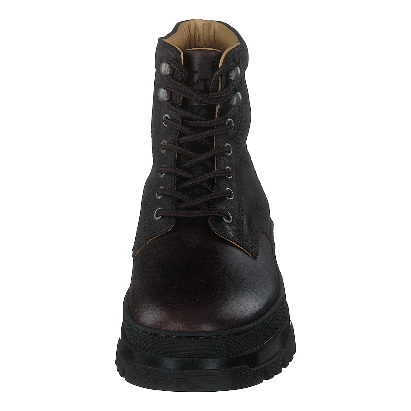 St Grip Mid Lace Boot Dark Brown