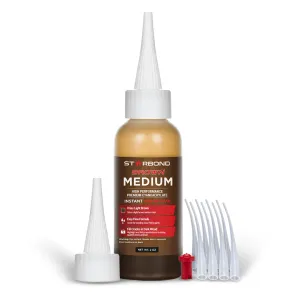 Starbond Brown Medium CA Super Glue 2oz