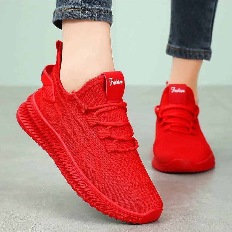 Stylish and Lightweight Breathable Slip-On Sneakers for Women