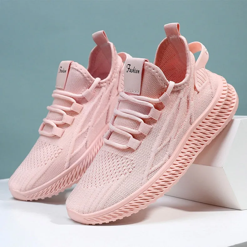 Stylish and Lightweight Breathable Slip-On Sneakers for Women