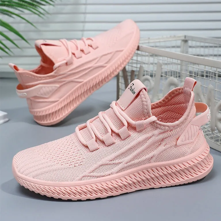 Stylish and Lightweight Breathable Slip-On Sneakers for Women