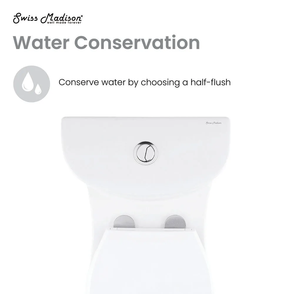 Sublime One-Piece Elongated Toilet Dual-Flush 1.1/1.6 gpf