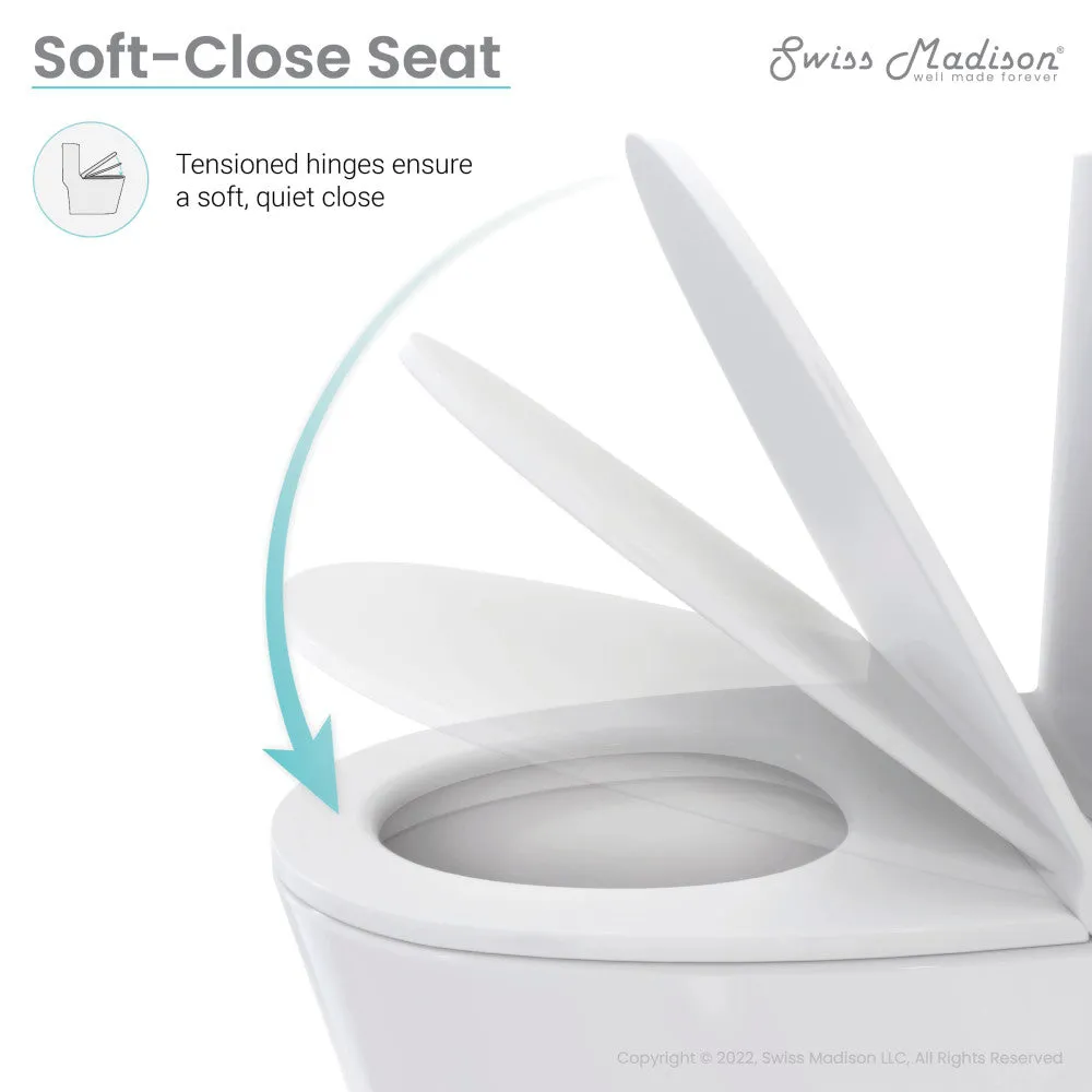Sublime One Piece Elongated Toilet with Touchless Retrofit Dual Flush 1.1/1.6 gpf
