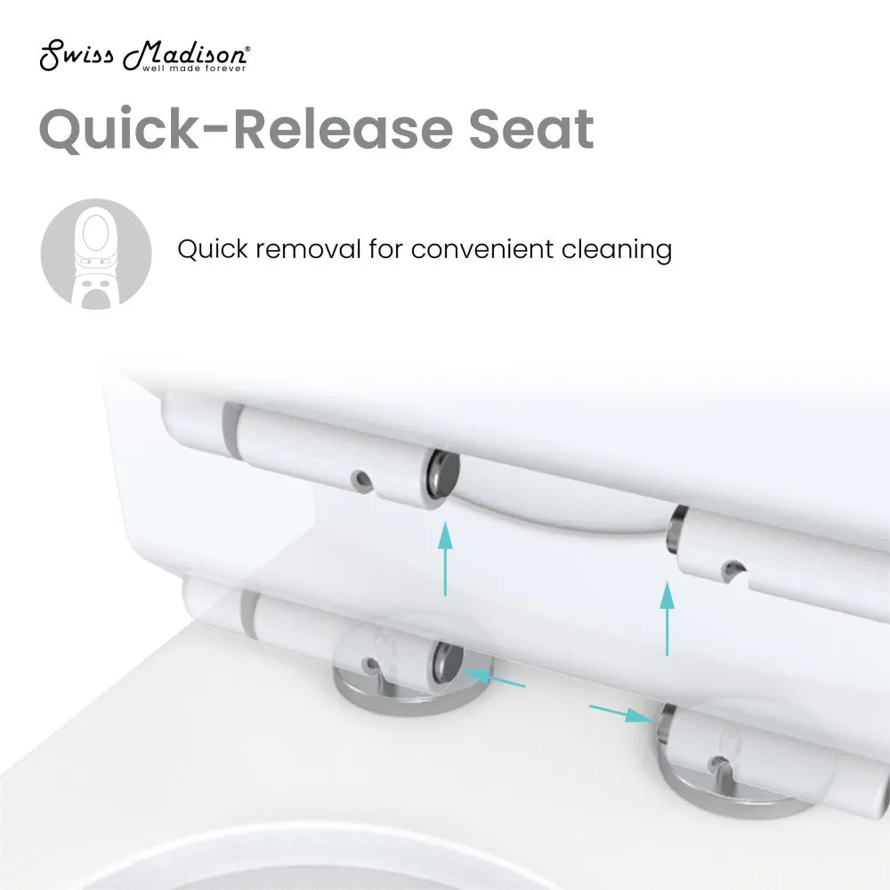 Sublime One Piece Elongated Toilet with Touchless Retrofit Dual Flush 1.1/1.6 gpf