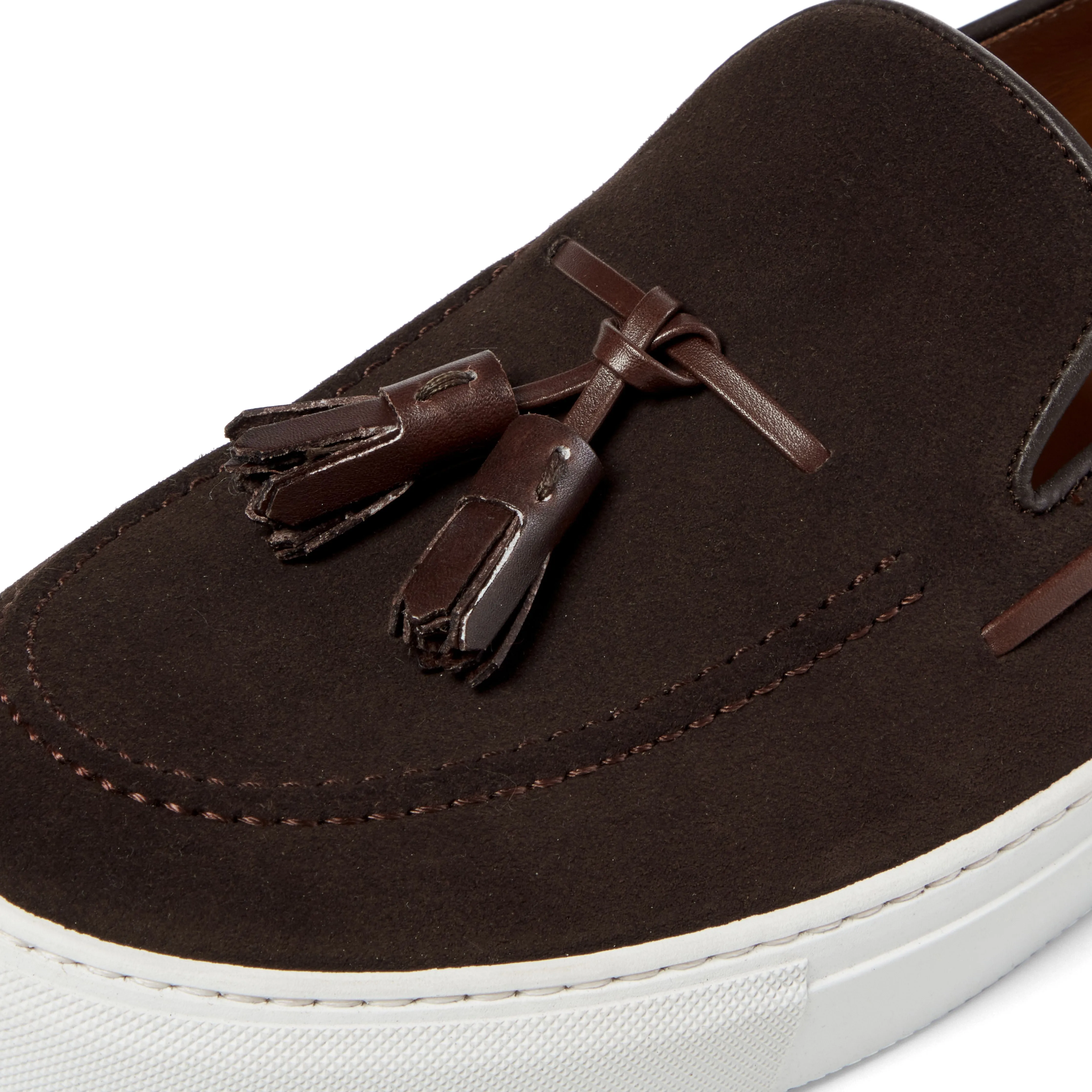 TASSEL SPORT SLIP ON | BROWN