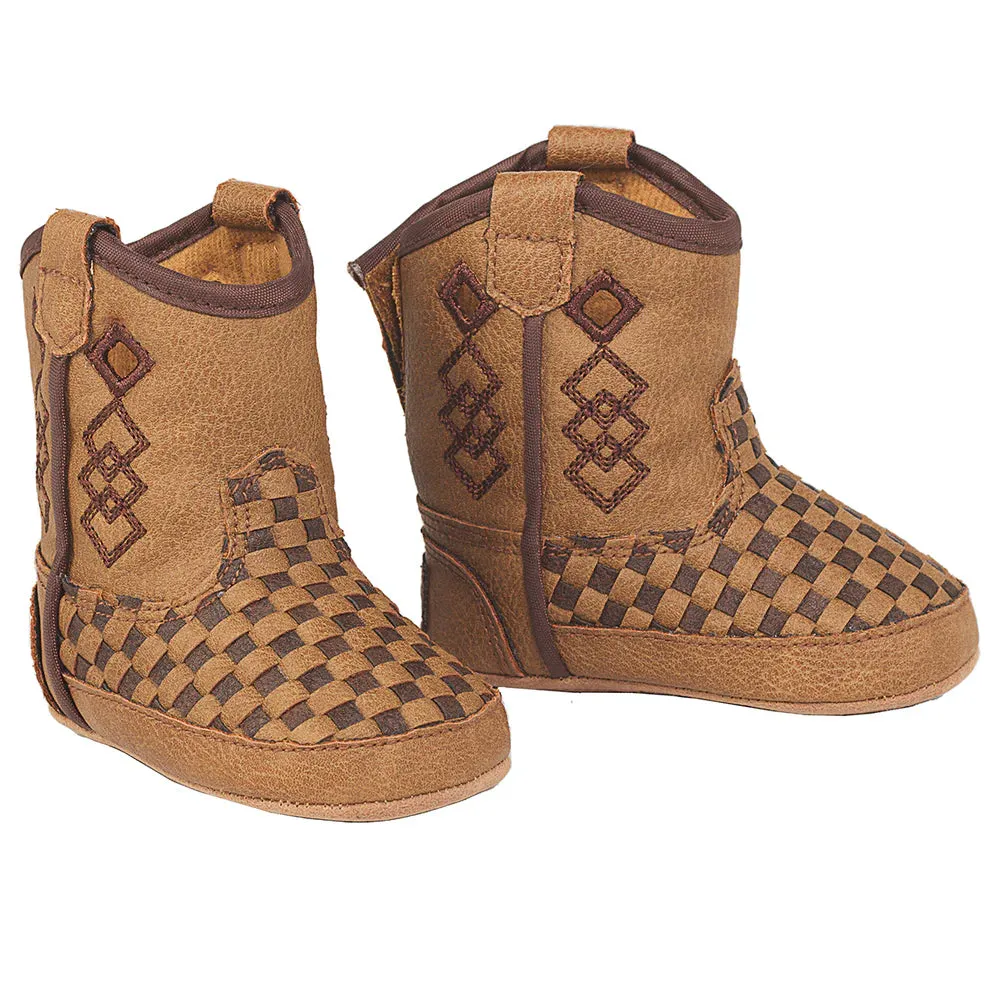 Twister Logan Style Baby Bucker Boot Brown