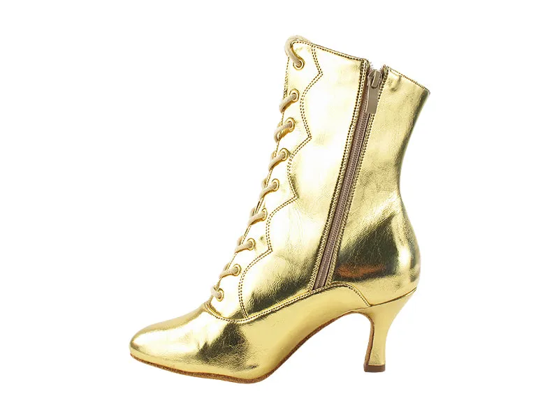 VFBoot NVSCCanCan Shinny Gold Leather