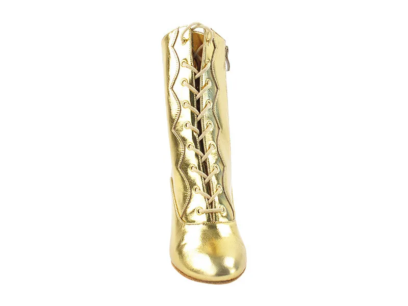 VFBoot NVSCCanCan Shinny Gold Leather